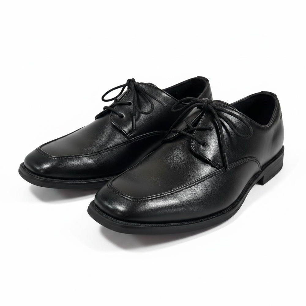 Sonoma 1 Black Lace Up Dress Shoes Boys Kids SNALEXANDER Preppy Casual Classic